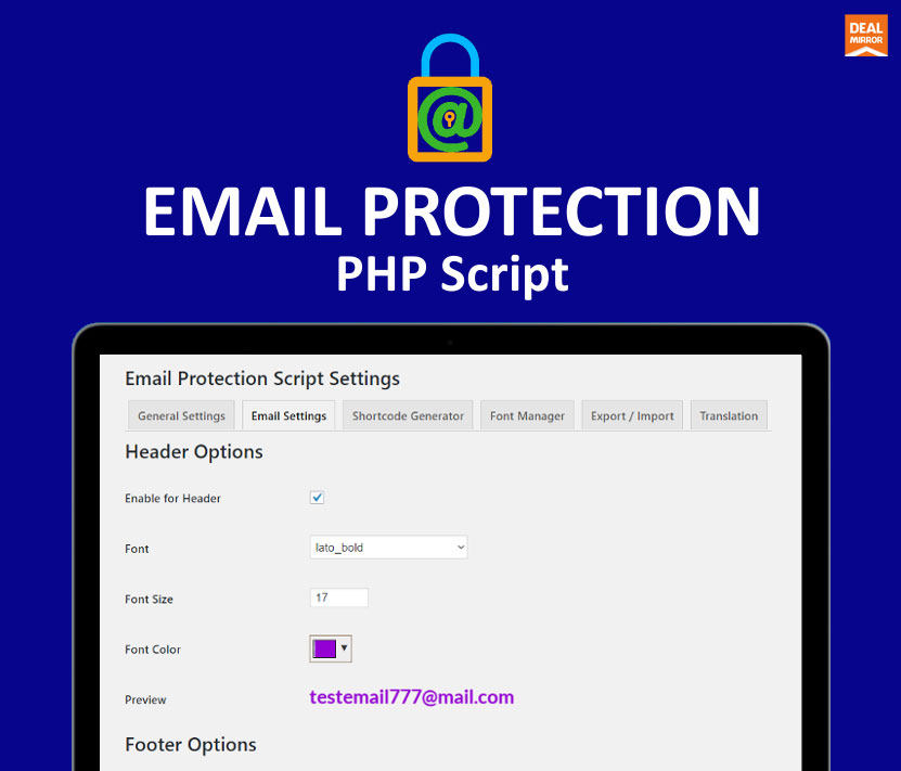 email protection PHP script lifetime deal